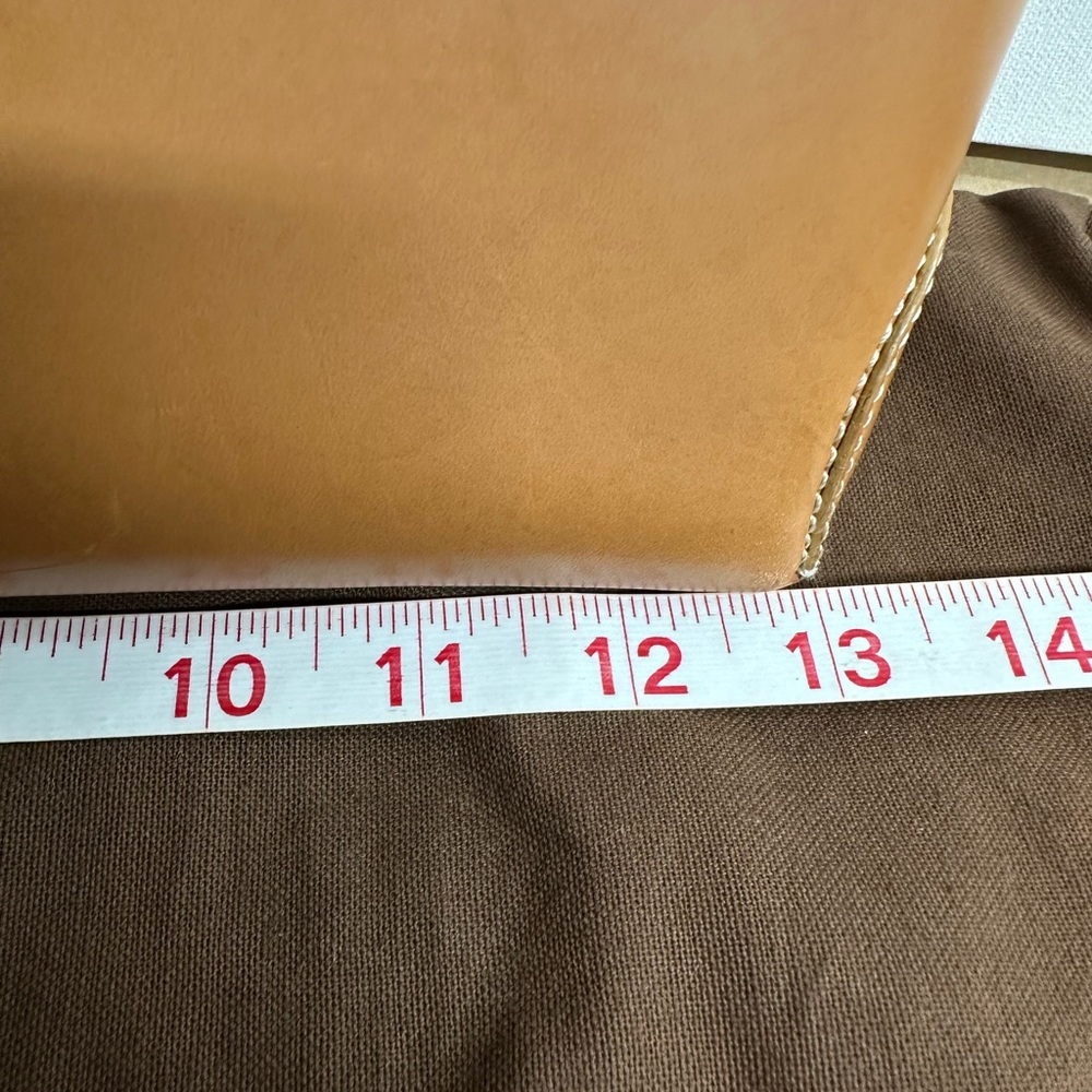 Tod's Cognac Leather Tote with Top Handles - Picture 11 of 11